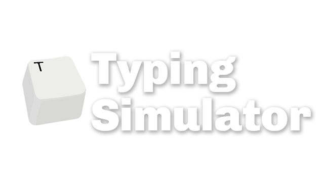Typing Simulator Key Art Logo